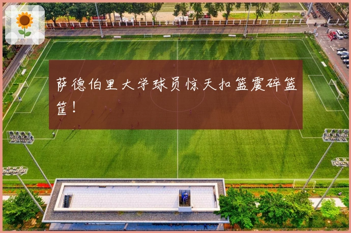 萨德伯里大学球员惊天扣篮震碎篮筐！